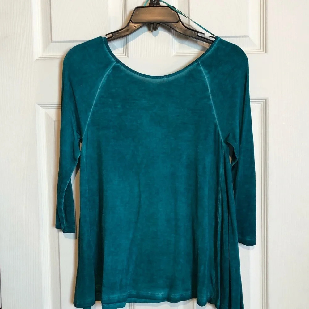Cloud chaser Teal Women’s Shirt XS 3/4 Sleeves